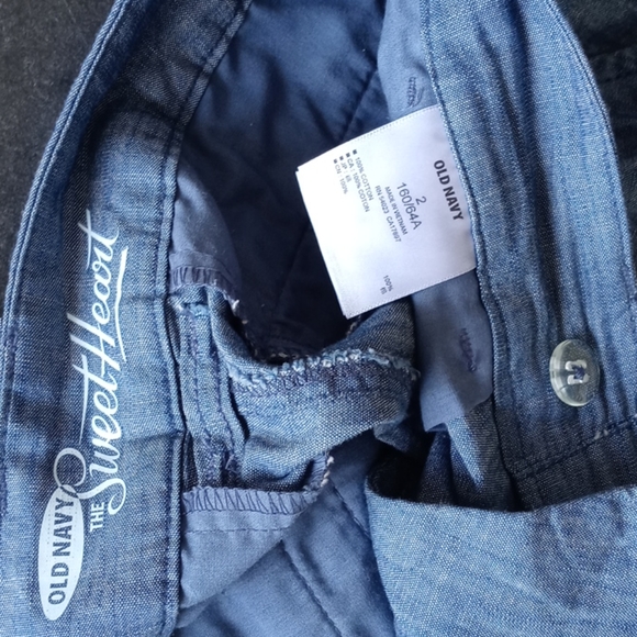 Old navy linen sweetheart pants - Picture 2 of 2